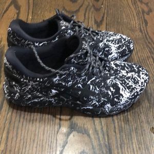 paint splatter asics shoes